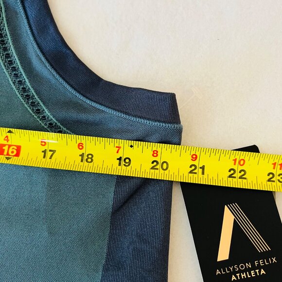 Athleta Allyson Felix Women's Legend Shine Tank Size 2X Breathable Racerback NWT - Picture 9 of 10